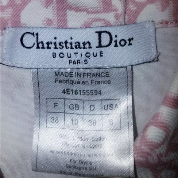 VTG Christian Dior Pink and White Trotter Jacket - Picture 7 of 7